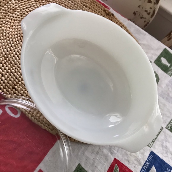 ANCHOR HOCKING OVAL BAKING DISH LID VINTAGE SPICE - Picture 5 of 15